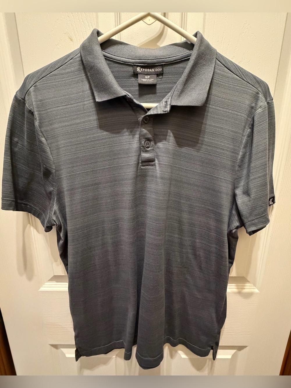 Kyodan Men's Heathered Charcoal Polo
